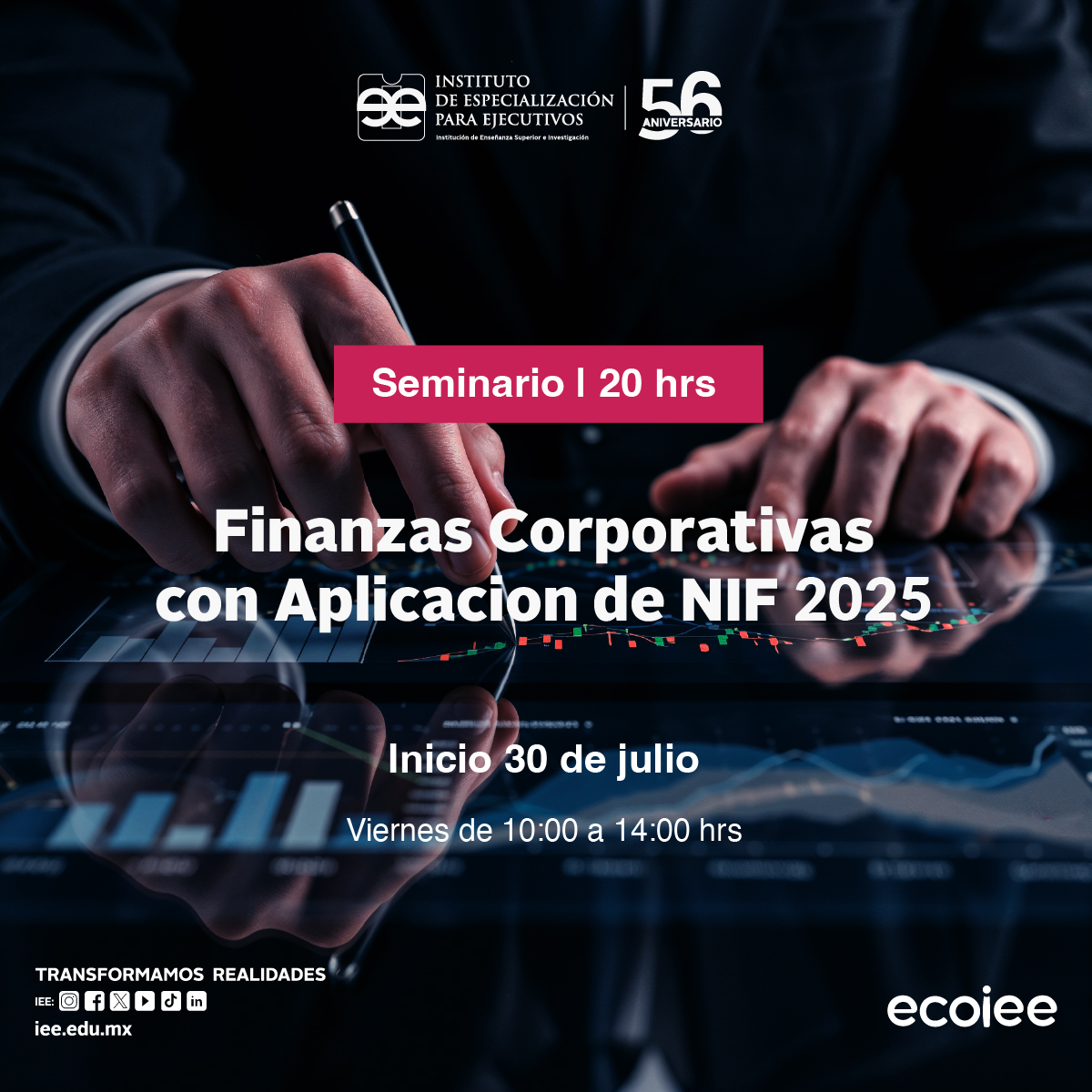 📊Toma decisiones estratégicas basadas en las nuevas NIF 2025.
Mejora tu visión financiera con este seminario especializado.
📲 ¡Inscríbete hoy!
Contacto:📱81 8348 0212 
✉️martha.sanchez@iee.edu.mx