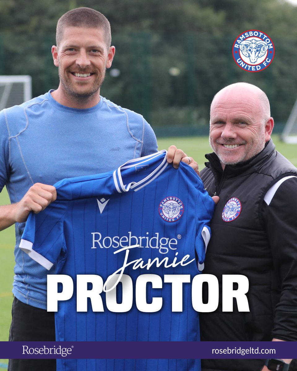 Even more reason to look forward to our Garstang friendly tomorrow...

𝗝𝗔𝗠𝗜𝗘 𝗣𝗥𝗢𝗖𝗧𝗢𝗥 𝗝𝗢𝗜𝗡𝗦 𝗧𝗛𝗘 𝗥𝗔𝗠𝗦

We are thrilled to announce that ex-professional forward Jamie Proctor has joined the club ahead of the start of our 2025/26 campaign.

With an EFL career