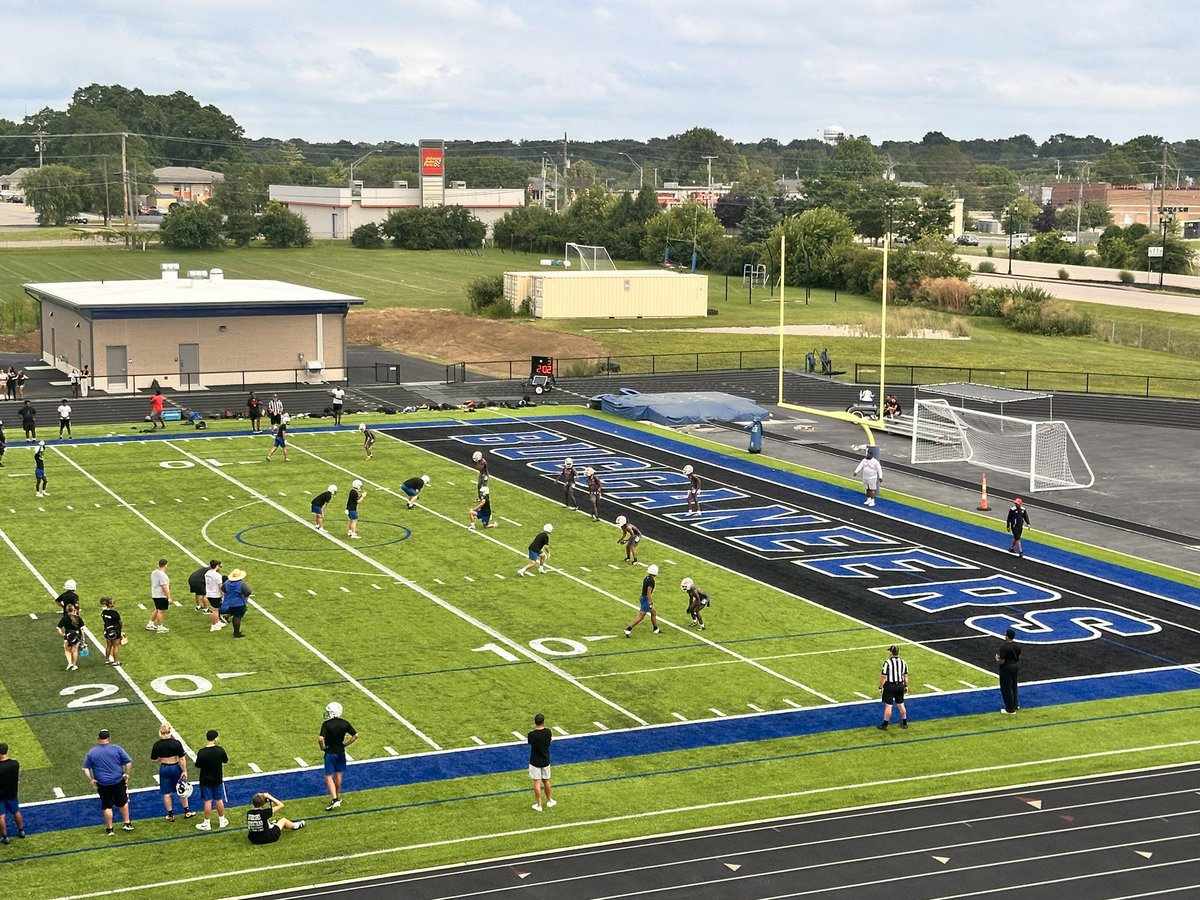 XeniaAthletics's tweet image. Minority Scholarship 7 on 7 is underway from Doug Adams Stadium!  Xenia vs Trotwood and Hamilton vs Miamisburg up first!