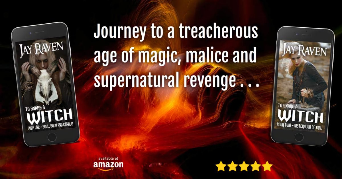 🔥TO SNARE A WITCH Bks 1 &amp; 2 by <a href="/JayRavenAuthor/">Jay Raven</a>

Discover the series readers call “spellbinding,” “gripping,” and “deliciously dark.” Begin your descent into the shadows today.

🪄Buy Links:
🔥 Bk 1
geni.us/VKYfy1
🔥 Bk2
geni.us/nLZY
#darkfantasy  #horror 5⭐️