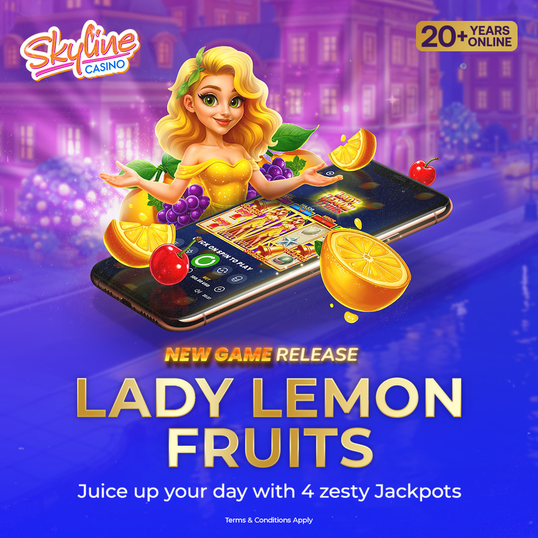 BASCasino's tweet image. Check out our new game Lady Lemon Fruits at Skyline Casino 🎰
Four Jackpots and Free Spins mode 🔥
Play now 👉 bit.ly/xBASSkylineCas…