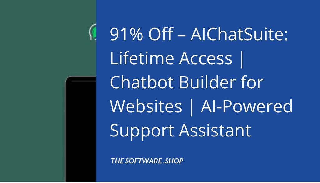 TheGazebook's tweet image. Chatbot Builder for Websites | AI-Powered Support Assistant | Customizable Widgets, Real-Time Analytics, Unlimited Chatbots, Trained Brand Data, Team Collaboration

Read more 👉 lttr.ai/AgnP8

#AIChatBot #AichatsuiteLifetimeDeal #AiChatbotBuilder