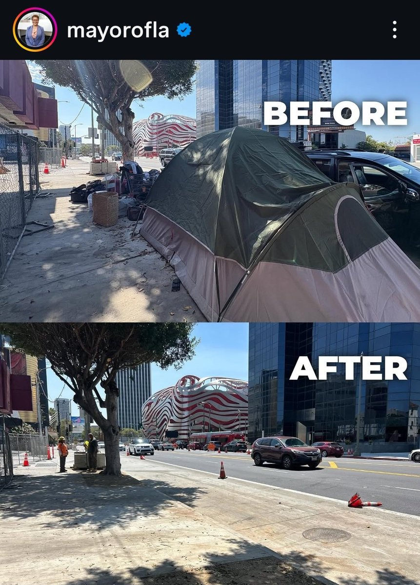 The mayor keeps posting 'before &amp; after' pics of cleared tents but never any follow ups on the ppl who used to live there. Did they get housing/rehab/medical help? How did they end up there? Do we only care about hiding homelessness, not solving it? I think the answer is clear 😟