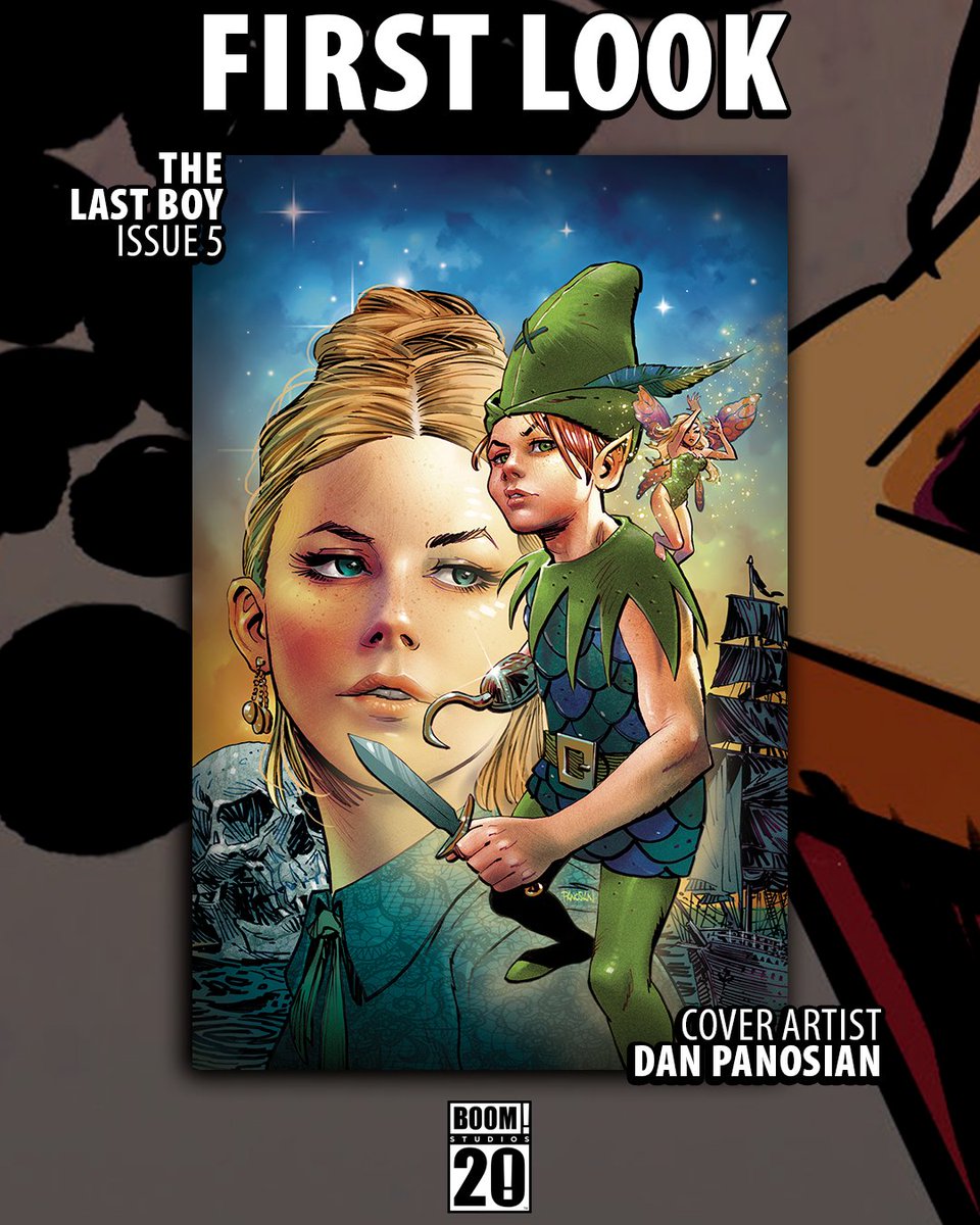boomstudios's tweet image. Peter Pan face-offs with the Phantom King one last time in this jaw-dropping final issue!
Here’s your first look at THE LAST BOY #5 from writer @urbanbarbarian and artist Alessio Avallone! Final pre-orders are this Monday, July 21st.
Available Wednesday, August 27th!…