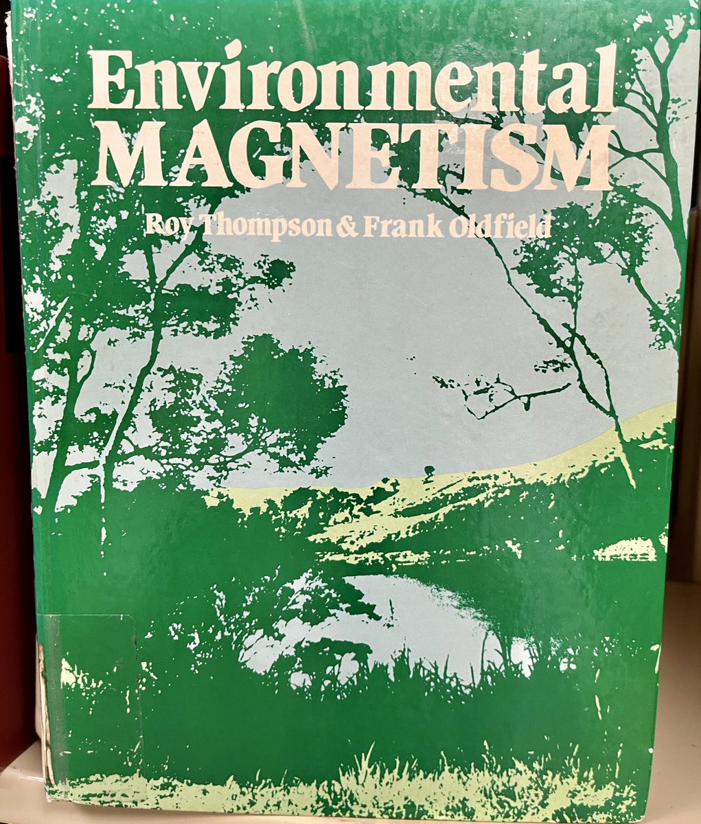 UTGeoLib's tweet image. Environmental magnetism / Roy Thompson and Frank Oldfield. Allen & Unwin, 1986. #geomagnetism #earthscience #geology