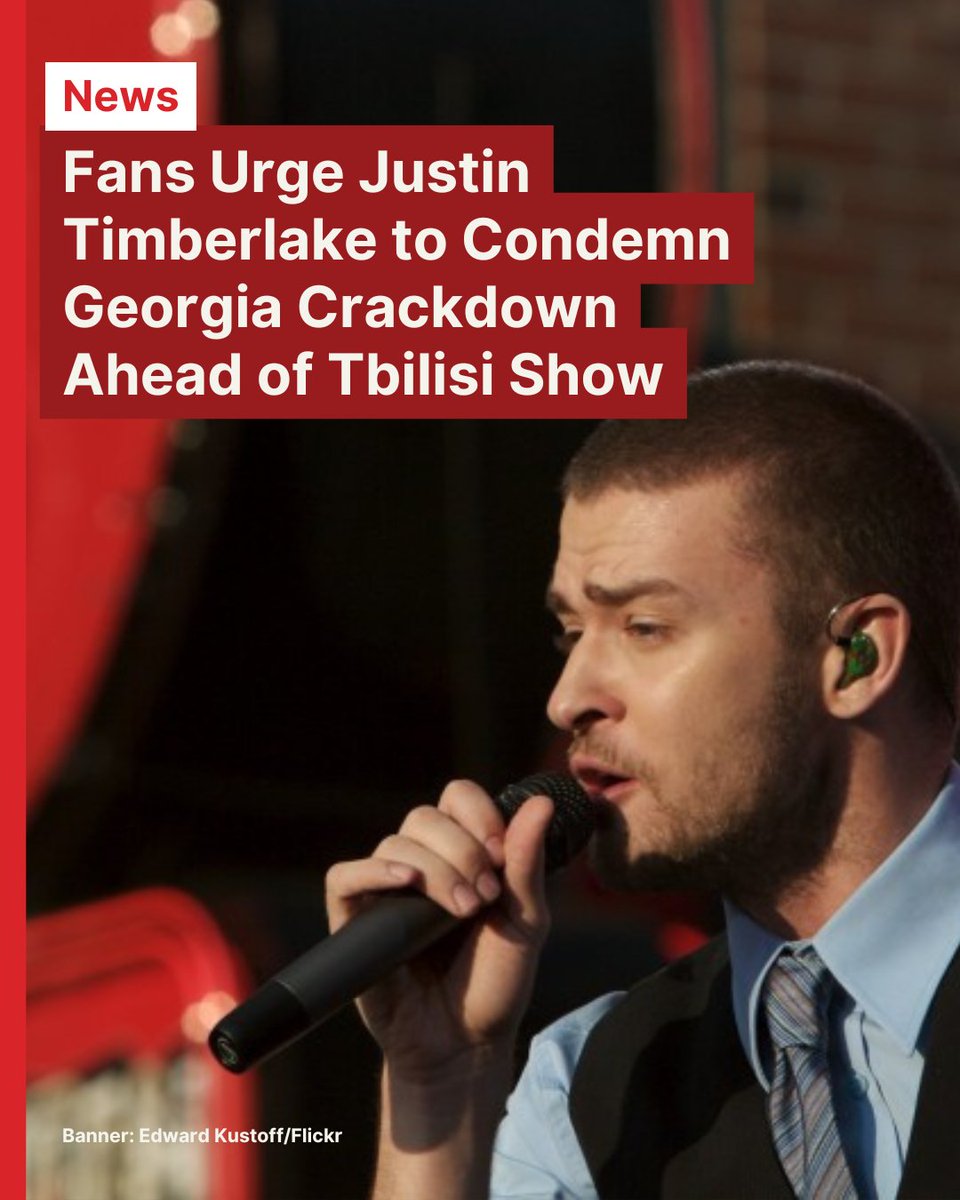 OCCRP's tweet image. A Justin Timberlake concert scheduled for next week in the Georgian capital, Tbilisi, has prompted local backlash in the form of an online petition calling for the American pop artist to condemn what it describes as a “dark authoritarian turn” in the country.…