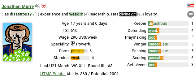 Canterano a la venta 💲Jonathan Murry (493677618)
¿Prospecto de delantero? ¿Quizás un Defensa Lateral Ofensivo?