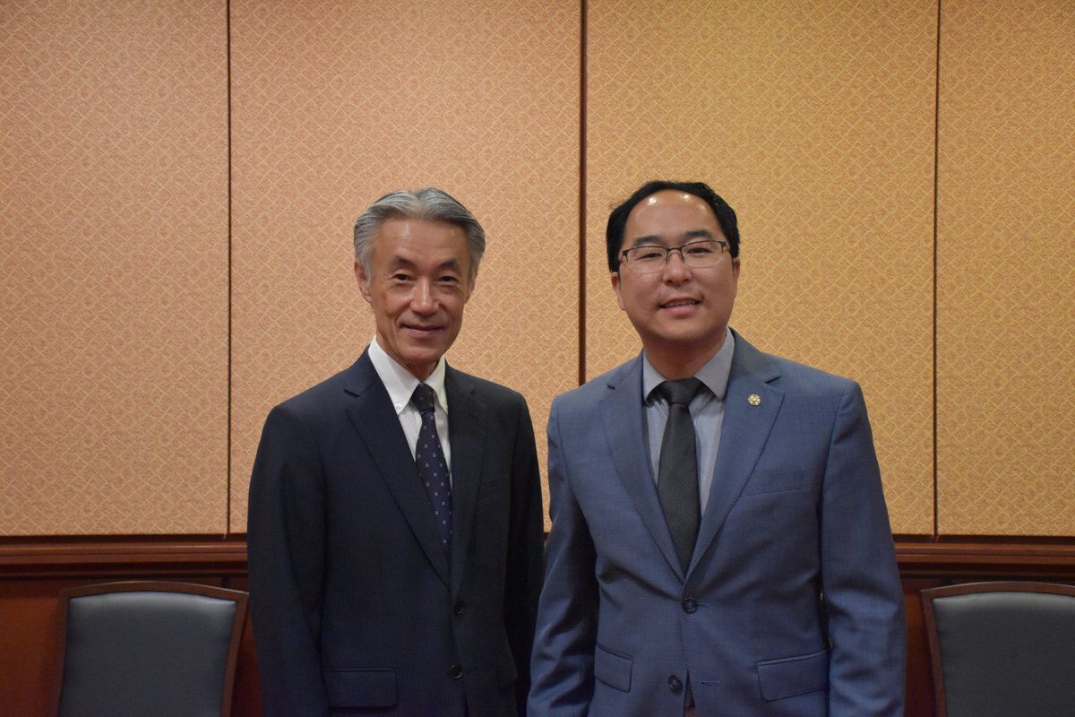SenatorAndyKim's tweet image. Our friendship with Japan is one that I value deeply.
I had the pleasure of meeting with Ambassador Shigeo Yamada to discuss the U.S.-Japan relationship and opportunities to maintain and expand our alliance to support peace and stability in the Indo-Pacific, as well as to pursue…