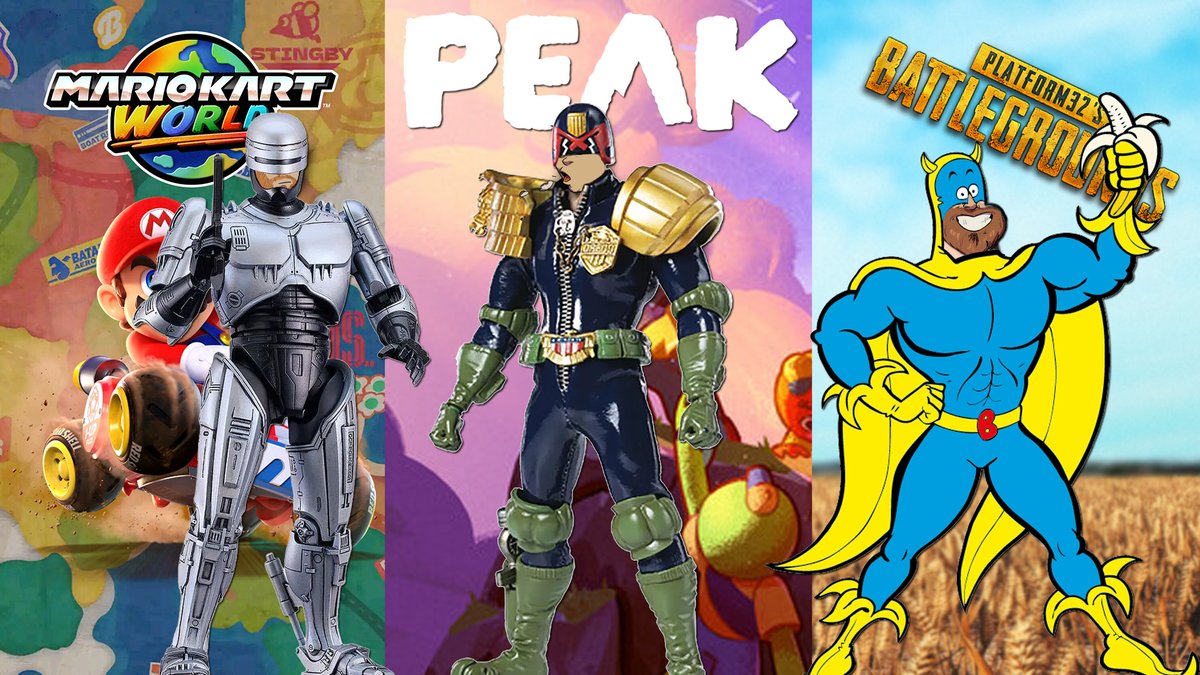 IanHigton's tweet image. 🔴LIVE FROM 6:30PM BST🔴 It's that time of the Peak again, as we (the sausages) play games with you (the viewers) while having drinks (of booze). Mario Kart World, followed by Peak from 8pm and PUBG from 9:30pm! Watch here: youtube.com/live/CFc2tduet… or on twitch.tv/platform32