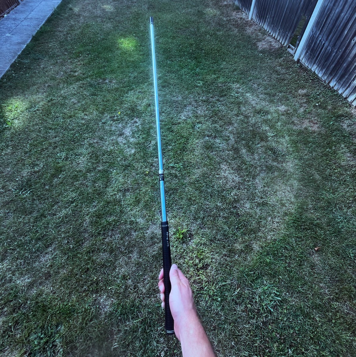 Played 18 holes of golf today with one of my closest &amp; oldest friends. On the 3rd tee I used my favourite club, a 5 iron, &amp; the clubhead went firing off into some bushes. That’s the end of my must trusted club! 🏌️‍♂️⛳️