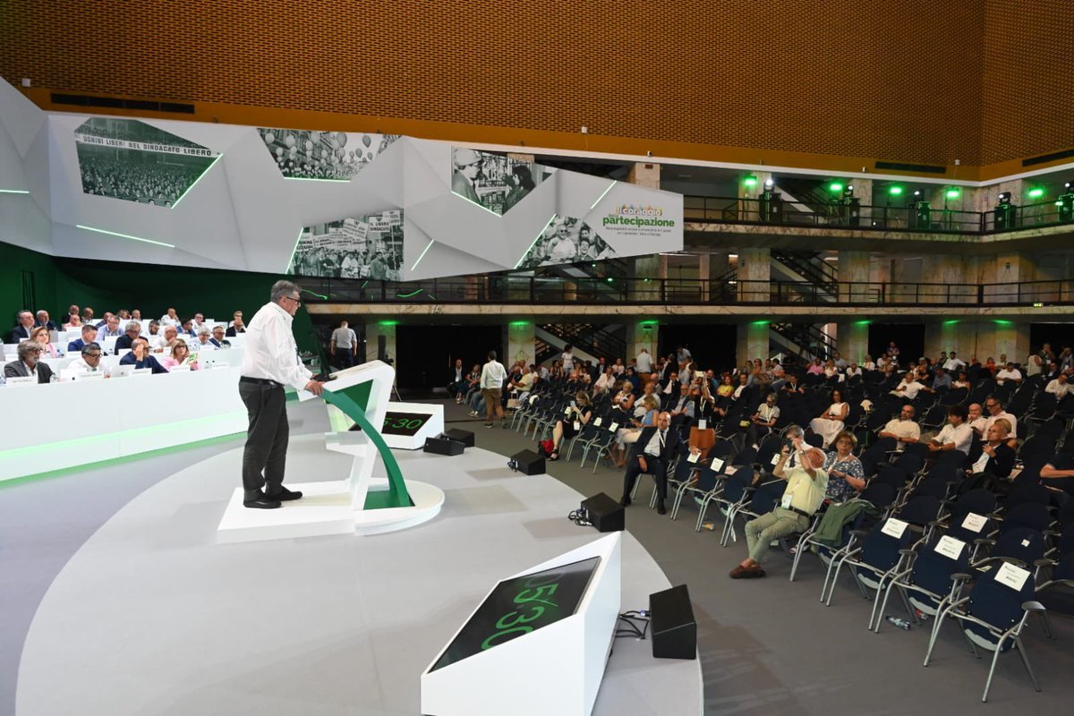 FnpCisl's tweet image. Il segretario generale #FnpCisl #RobertoPezzani prende la parola al XX #CongressoCisl #IlCoraggioDellaPartecipazione in corso al Palazzo dei Congressi di Roma: “Si parla spesso di invecchiamento attivo. Noi della Fnp a questa espressione vogliamo dare sostanza, concretezza,…
