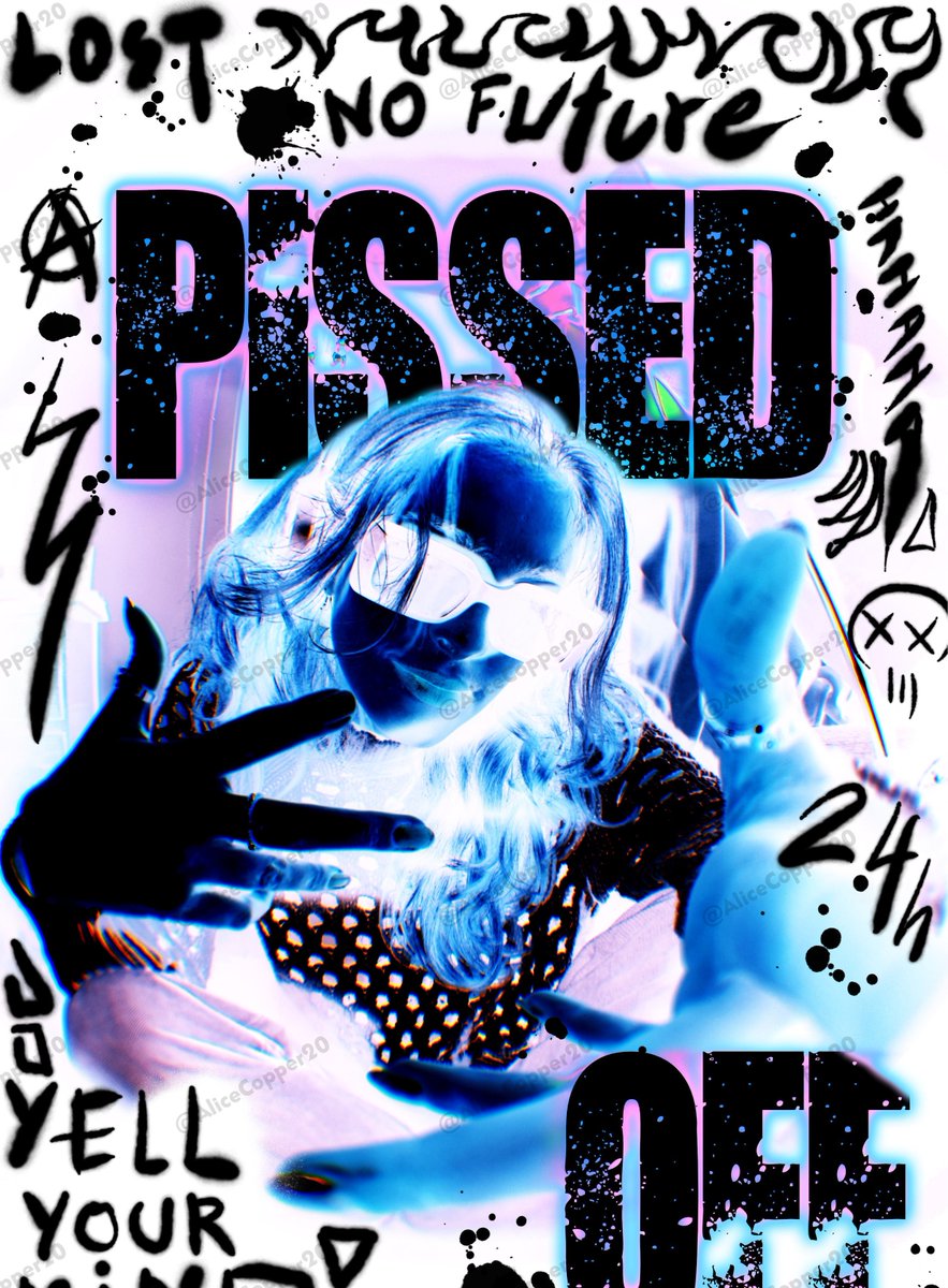 🔥 Just wrapped up this bold &amp; gritty poster design for a client!

Distorted vibes, rebellious energy, and raw attitude, everything they asked for and more.

Need something that shouts your message loud &amp; clear?
🎨 DM me for custom poster &amp; cover art!
#PosterDesign