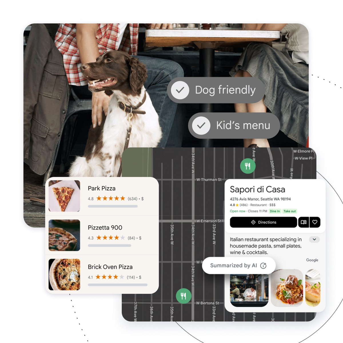 GMapsPlatform's tweet image. 🏪 Help customers discover what places are close with Nearby Search API.
Add Google places information to your maps so users can make better decisions by understanding what key locations are in close proximity to a specified area → goo.gle/3Ur2I33