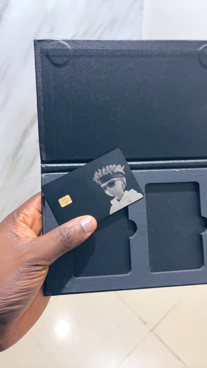 nothingCrypt0's tweet image. Looks pretty 🙂↔️
Its a normal card btw, works on all Nigerian ATMs and POS