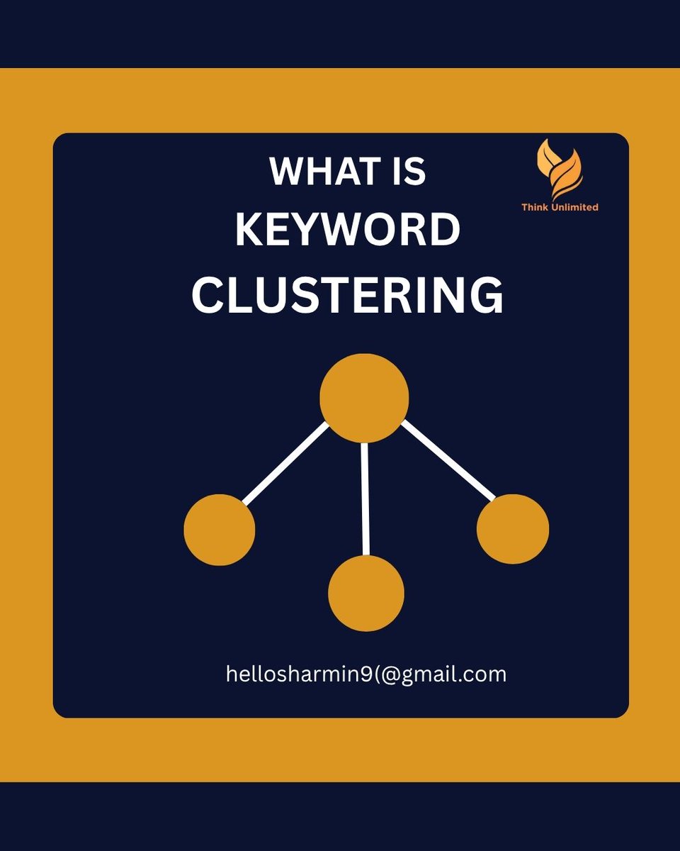SharminDil60794's tweet image. What is Keyword Clustering?
Grouping related keywords by search intent to build topical authority, boost SEO, and rank for multiple terms, not just one.
It’s smart. It’s strategic. It works.
#SEO #KeywordClustering #ContentMarketing #DigitalMarketing #SEOTips