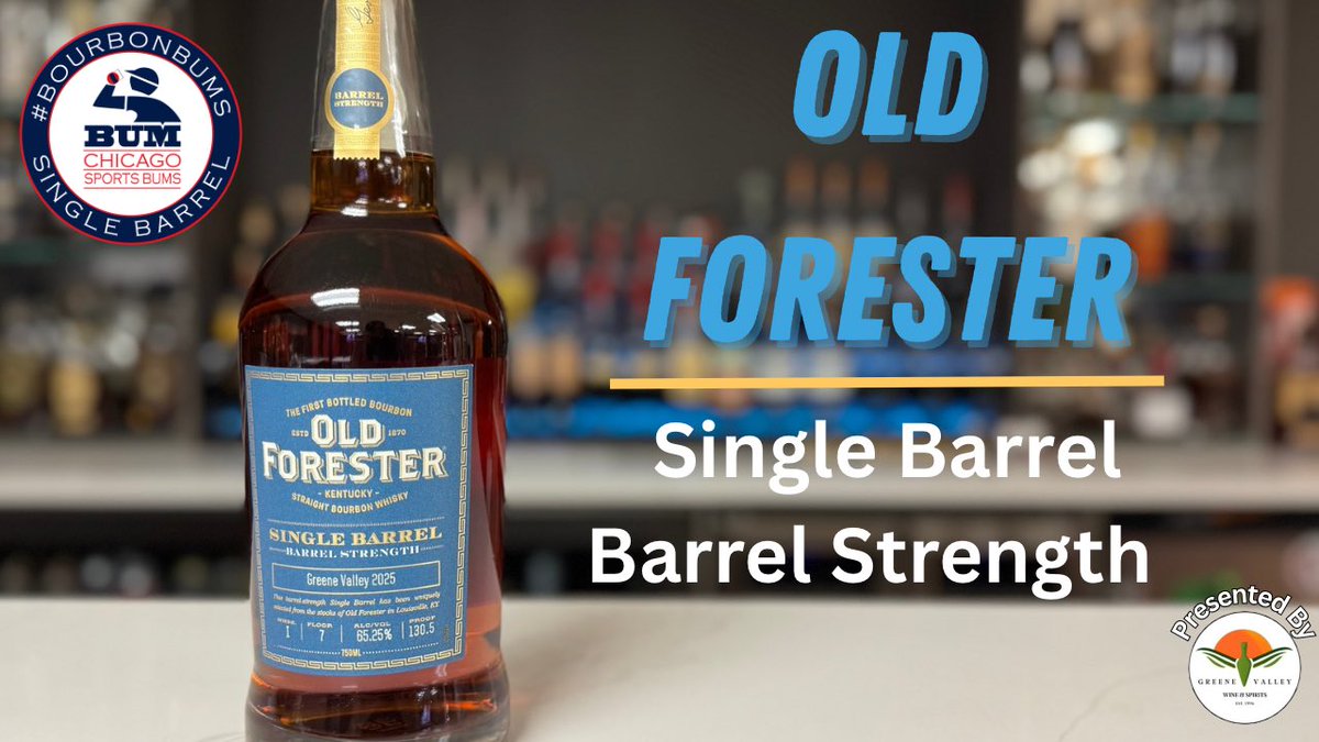 Chicago Sports Bums (@chisportsbums) on Twitter photo Our <a href="/oldforester/">Old Forester</a> single barrel is now available at <a href="/Greene_Valley/">Greene Valley Wine & Spirits</a>.
All the details are presented here in this very nice #BourbonBums vid.
📺🥃
youtu.be/NR6GR3mMddQ?si… Our <a href="/oldforester/">Old Forester</a> single barrel is now available at <a href="/Greene_Valley/">Greene Valley Wine & Spirits</a>.
All the details are presented here in this very nice #BourbonBums vid.
📺🥃
youtu.be/NR6GR3mMddQ?si…