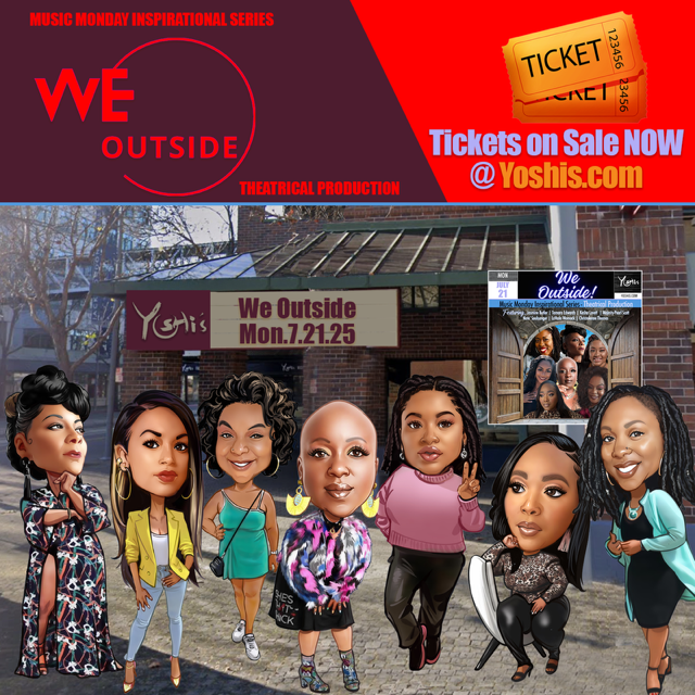 yoshis_OAK's tweet image. It’s bold. It’s powerful. It’s We Outside — a gripping fusion of music, movement, and storytelling. 🎶💃🔥
Experience it live at Yoshi’s, Mon, Jul 21.
Come feel something.
🎟 tinyurl.com/33xcw64s
