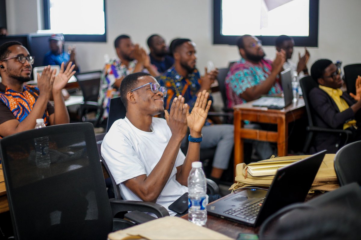 UNICEFStartups's tweet image. Last Friday marked the end of a powerful first work week for Cohort 5, from pitch clinics to peer connections.

Our innovators presented refined solutions and received expert feedback to strengthen their pitches. The day ended with a cohort mixer to connect, share, and recharge.