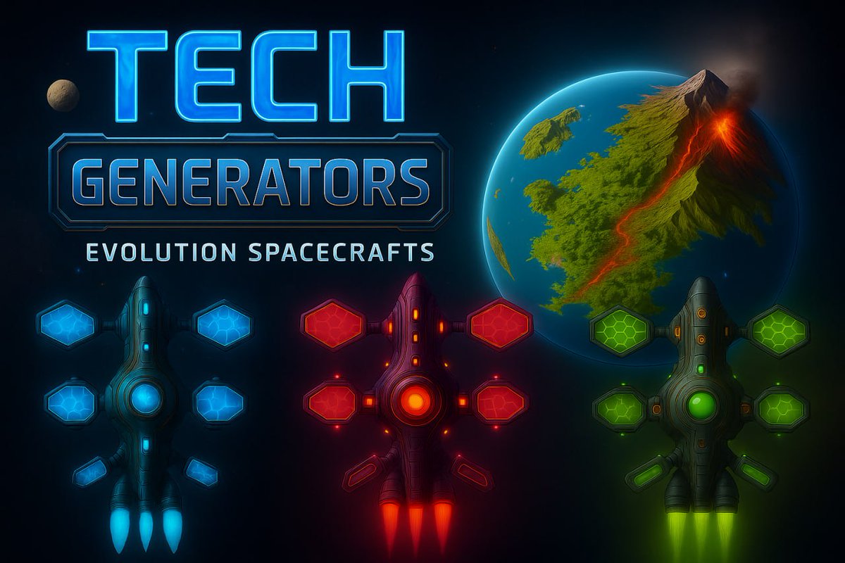 nftspacehunters's tweet photo. 🚀 Exciting news, Space Hunters! The Inferno and Soul stations are now OPEN! 🌌 
All 5 V2 generator ships are operational. Have you unpacked yet? 
Now's the time!

 #SpaceHunters #TechGenerators https://t.co/QzayTGYtHF