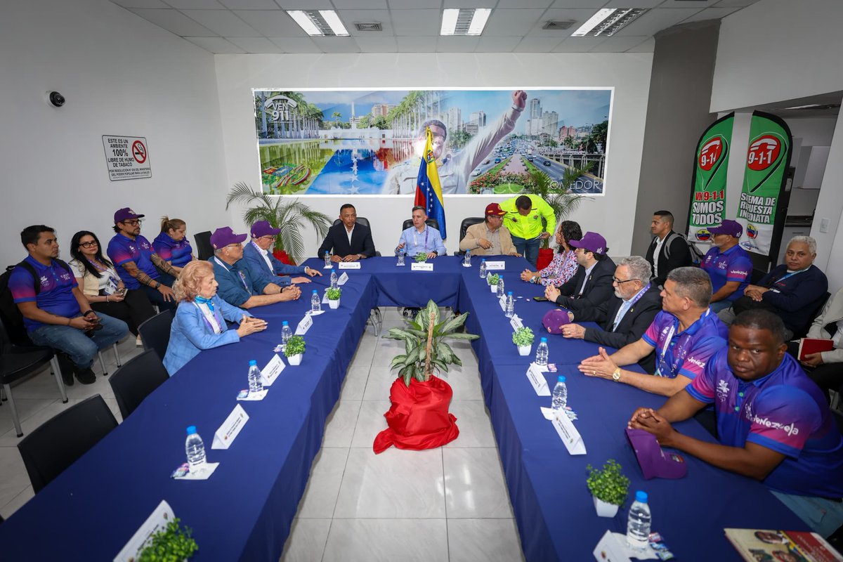 Como parte de la Comisión de Evaluación y Verificación de la Organización Deportiva Bolivariana ODEBO, el presidente del Comité Olímpico Ecuatoriano Jorge Delgado visita Caracas🇻🇪, para recorrer los escenarios que el próximo año albergarán las competencias de los II Juegos