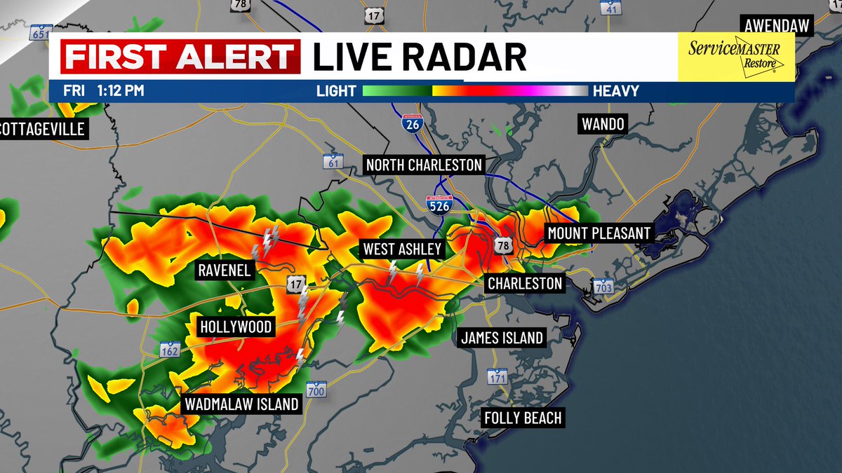 WXwithLex's tweet image. Friday 7/18 Afternoon Radar Update:
Showers and thunderstorms storms are building off the sea breeze as it moves further inland. This should provide us with some relief from the heat.
Remember - When thunder roars, Head indoors!