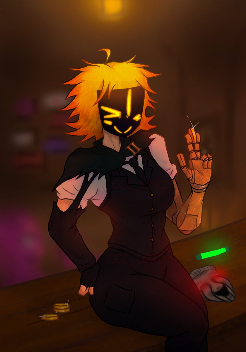 CCC_L0RD's tweet image. Ms.PhoenixFinch "Shopkeeper" Pellercasetoo. (Redesign (with Recode lobby as bg))
So cool that my art got in-game, thx.
#pillarchase2 @PhoenixFinch_