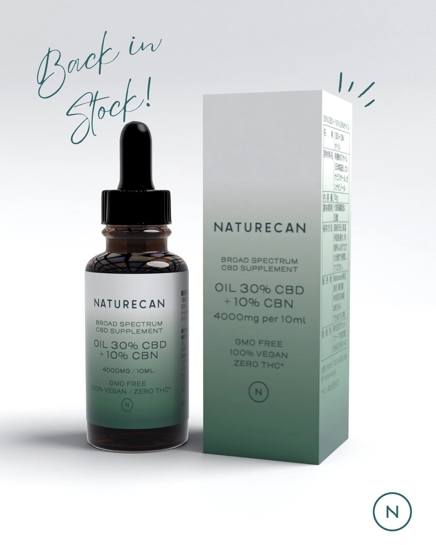 【開封済み・美品】Naturecan CBN ＋CBD オイル 2点セット Naturecan | ネイチャーカン on X: 