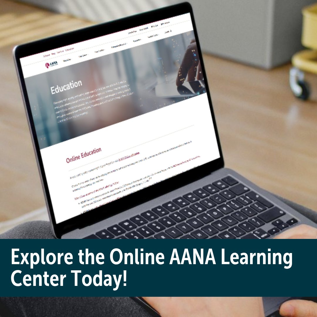 AANAORG's tweet image. Want to take your skills to the next level? The online AANA Learning Center is packed with actionable insights, video lectures and expert-led virtual courses designed to impact your day-to-day work. Whether you’re fine-tuning existing techniques or mastering new ones, we’ve got…