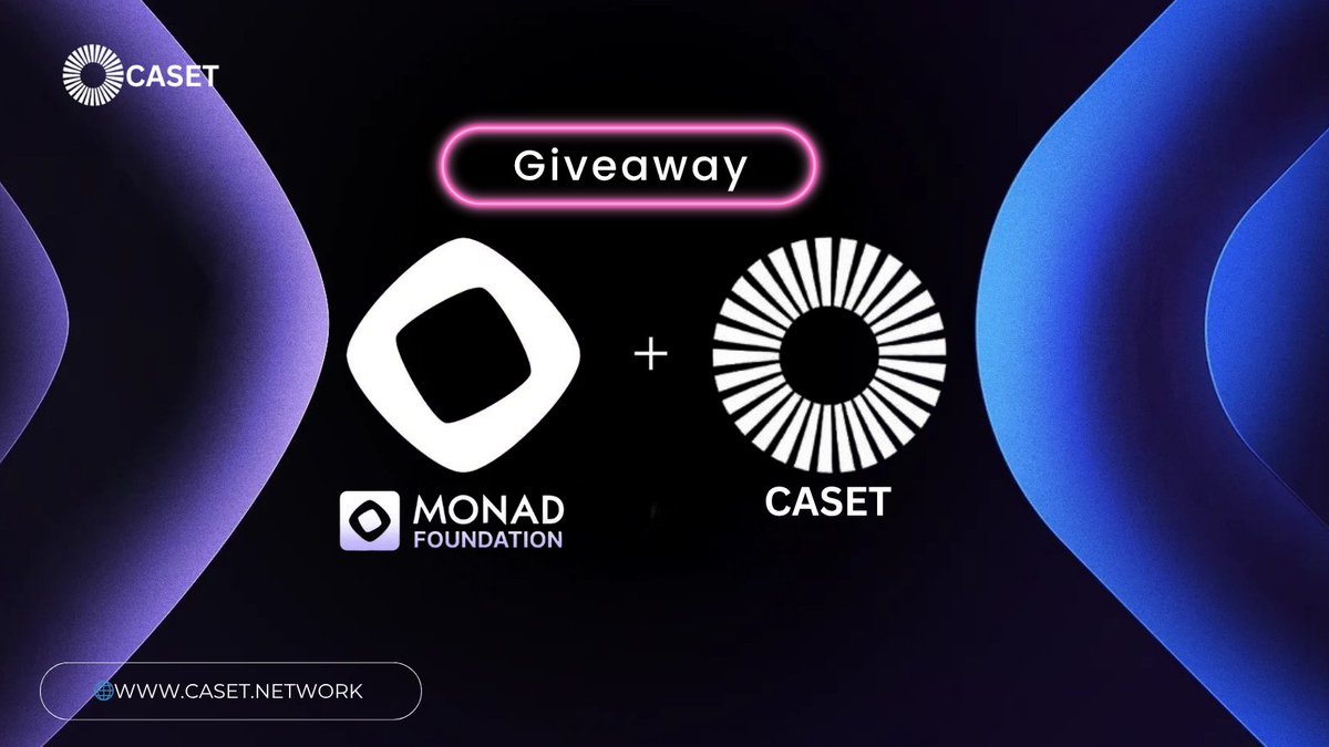 Giveaway $Mon Testnet!!!

100 lucky winners will receive 200 $Mon faucet each. Be a winner 👉

🟡Follow <a href="/casetnetwork/">Caset</a>
🟡Retweet+Like
🟡Drop your $Mon wallet address

#monad_giveaway #monad_airdrop
#mon_faucet #giveaways #airdrop #monad_testnet_mon
