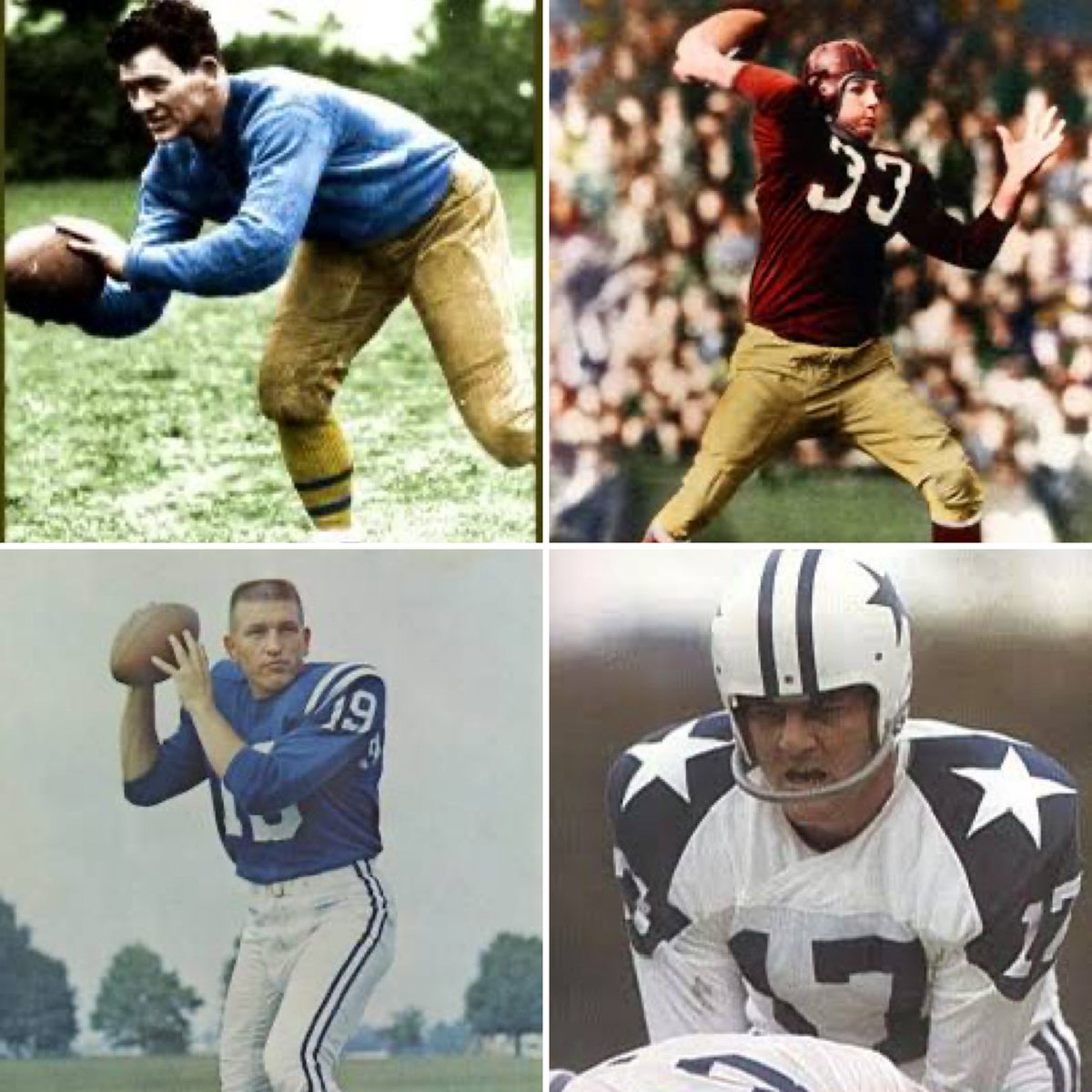 🚨🏈 NFL TRIVIA TIME 

Who was the first NFL QB to throw for 1000 yards in a single season?

A. Curly Lambeau (Packers) 
B. Sammy Baugh (Redskins)
C. Johnny Unitas (Colts)
D. Don Meredith (Cowboys) 

#NFL #SportCoin #NFLonX
