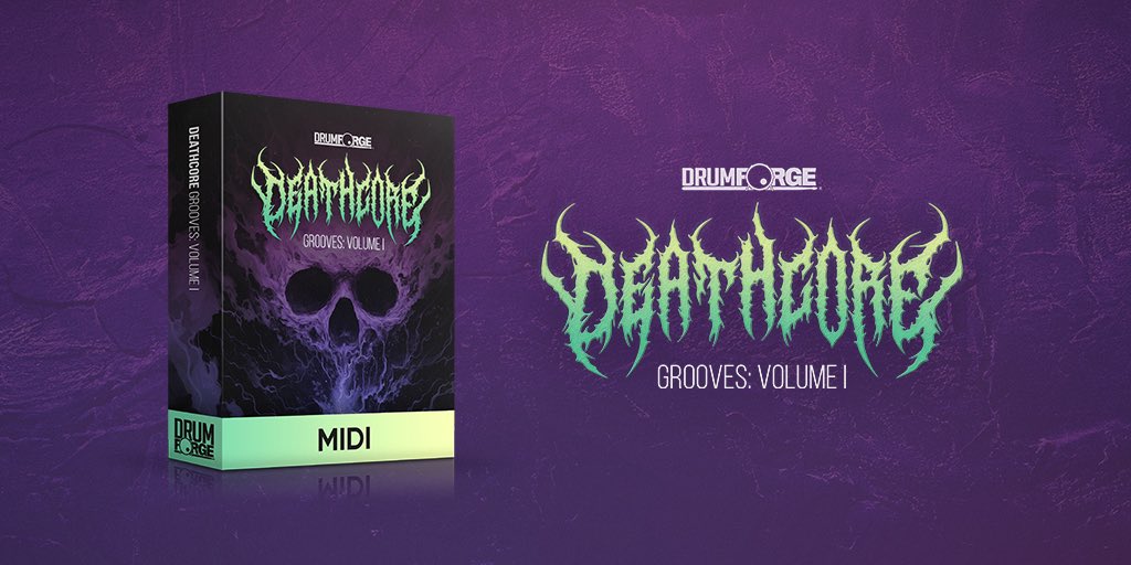 Deathcore Grooves: Volume I now available! drumforge.com/products/drumf…