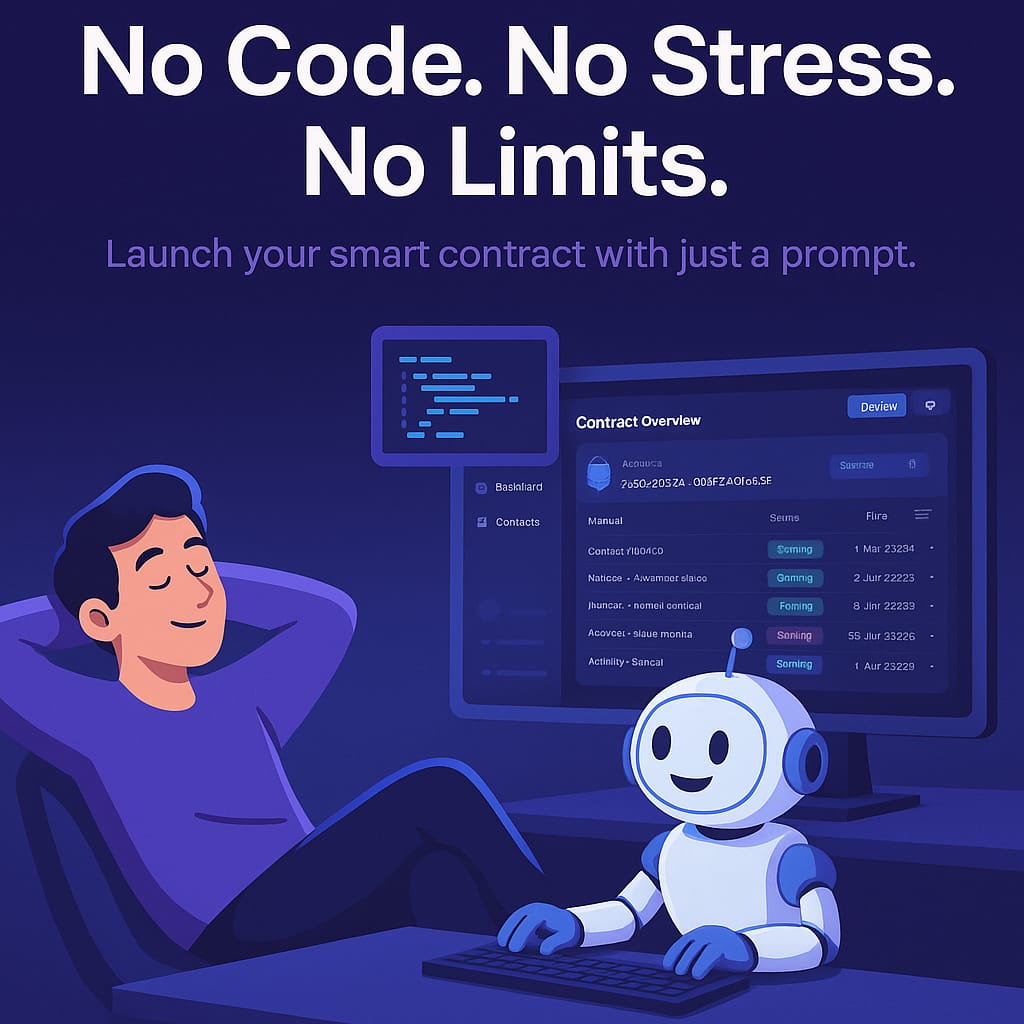 HenryWeb3Core's tweet image. Building in Web3 used to mean hours of coding.
Now? I just tell @SMIToAI what I want, and it builds the smart contract for me
No code No stress
Just typed it, deployed it, done
Try it 👉 smitoai.com
#SmitoAI #NoCodeWeb3