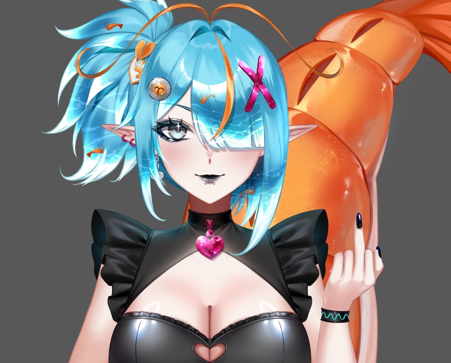 Damn i left my goth model at home 🧍‍♀️take this! Ahahahaha! 

🎨: @/GumaeArt