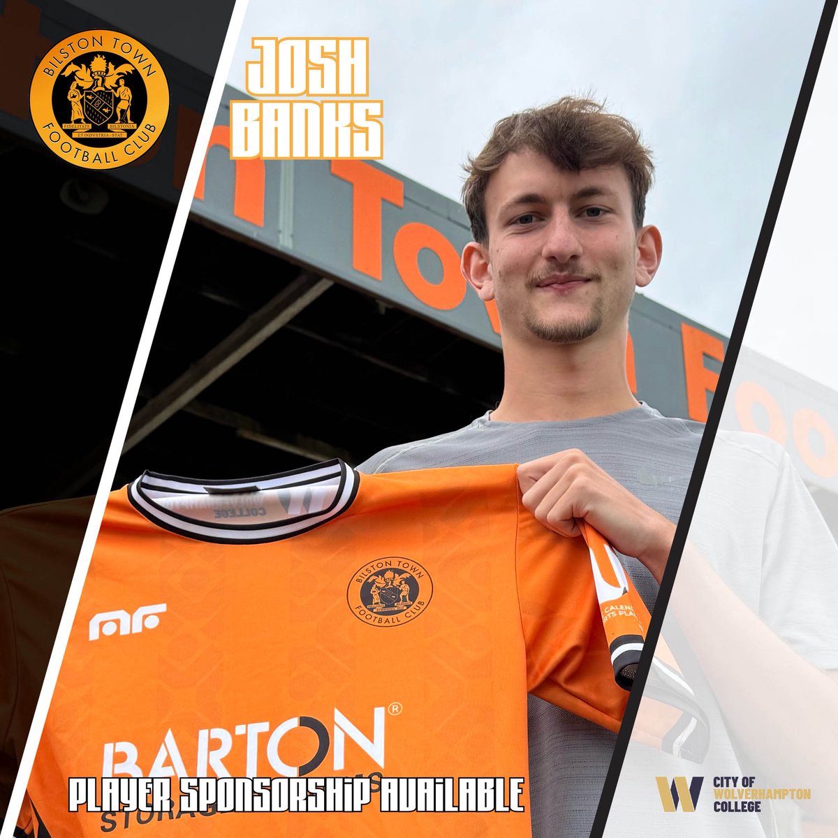 BilstonTownFC's tweet image. WELCOME JOSH BANKS
Aged 18 but has plenty of experience having played for Stourbridge Standard in the West Mids League since the age of 16. He can also play anywhere along the back line and it is great to have such knowledge at such a young age in the squad.…