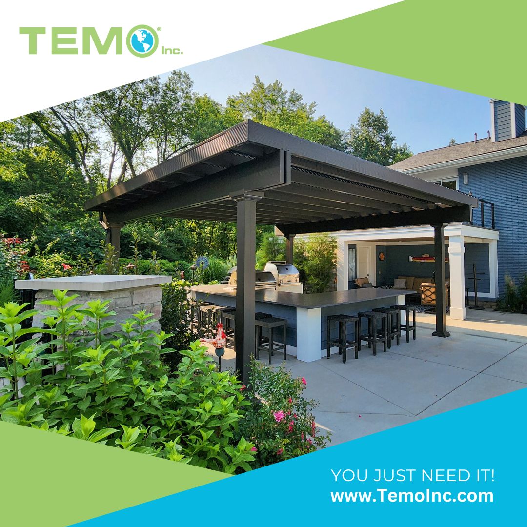 TEMOInc's tweet photo. This outdoor kitchen and dining area redefines backyard entertaining.
Professionally installed by a Luxury Backyard Living, MI, a certified TEMO dealer.
Get inspired for your next upgrade at https://t.co/2Gay58CD5H

#TEMOPavilion #BackyardBar #OutdoorHosting #MadeInTheUSA https://t.co/xI66NxnwVt