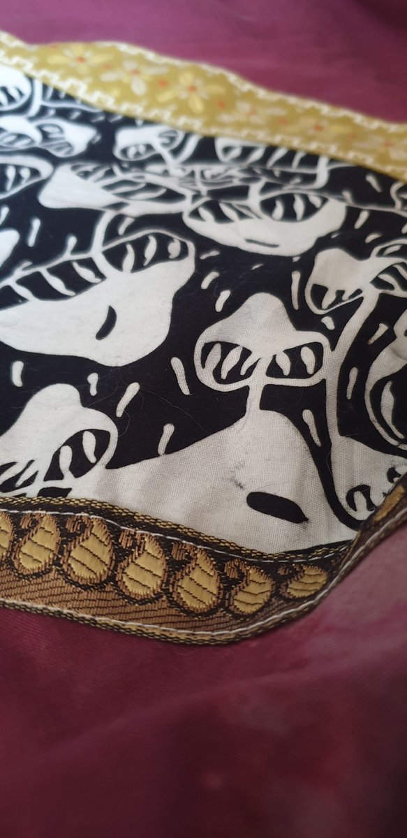 Working on a magical wizard cape, this is part of the lining :) 

#shrooms #magicmushrooms #wizardcape #seamstress