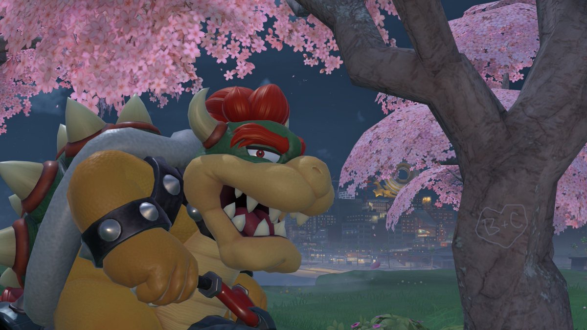 xRyuAsh's tweet image. Bowser + Clover 🌸