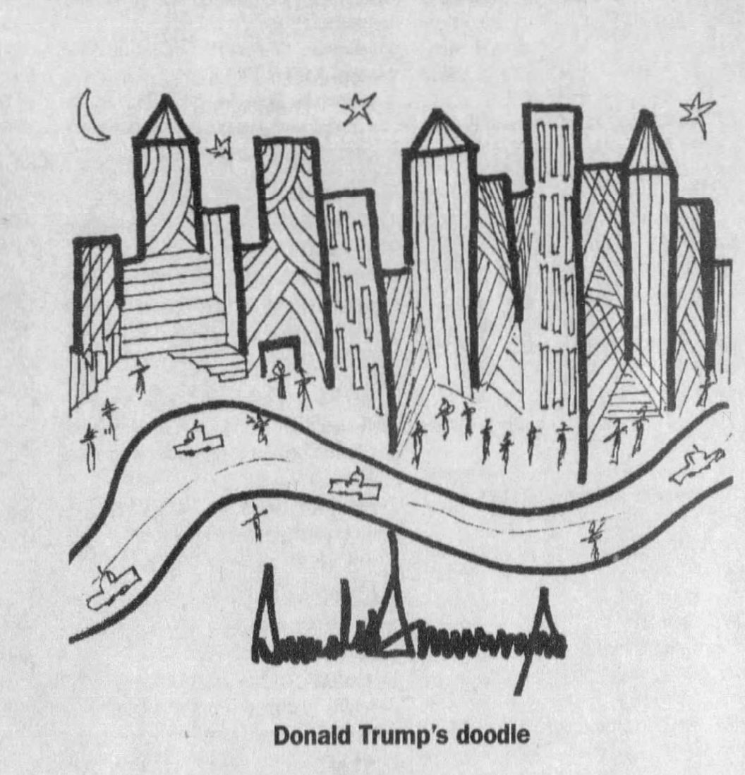 Hestia_Esq's tweet image. Are you more of a Bush World Leader Portrait person or a Trump Doodle guy