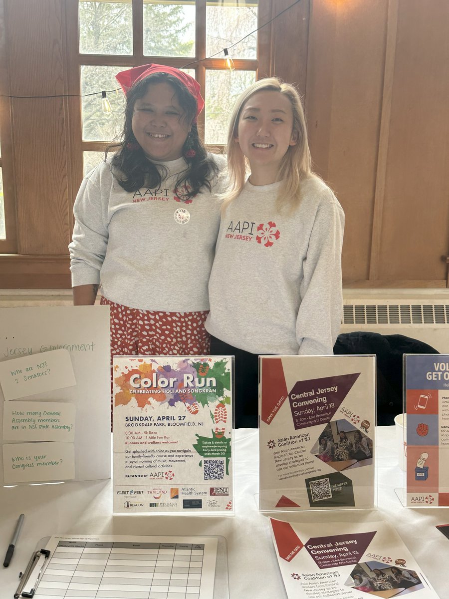 aapinewjersey's tweet image. We've loved building civic power in marginalized communities with @NJWFP 's We the People movement. Together we can advance systemic reforms, claim our seat at the table, and begin to reverse decades of political underrepresentation for 1+ million AAPIs in New Jersey.