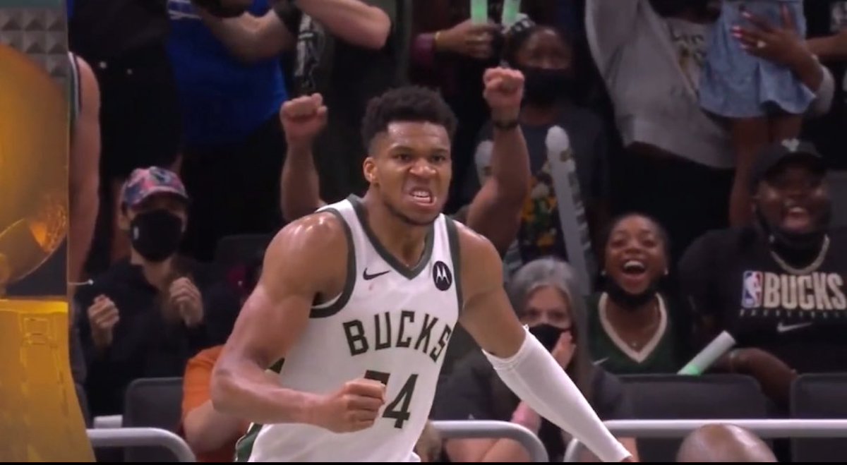 BucksLead's tweet image. This is by far the best Giannis mean mug of all time
Need another Finals asap