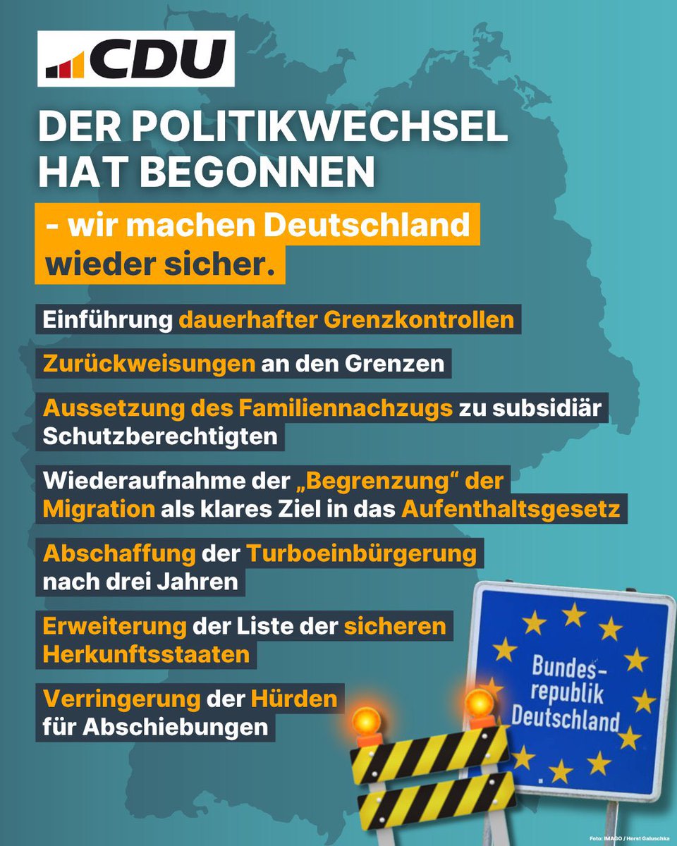 at_michii's tweet image. .@CDU, wollt ihr mich verarschen?
Dauerhafte Grenzkontrollen?
Was bringen Kontrollen, wenn trotzdem jeder durchkommt? Wir brauchen echte Sicherung, nicht Symbolpolitik.
Zurückweisungen an den Grenzen?
Wird kaum umgesetzt. Wer kein Recht auf Asyl hat, darf gar nicht erst…