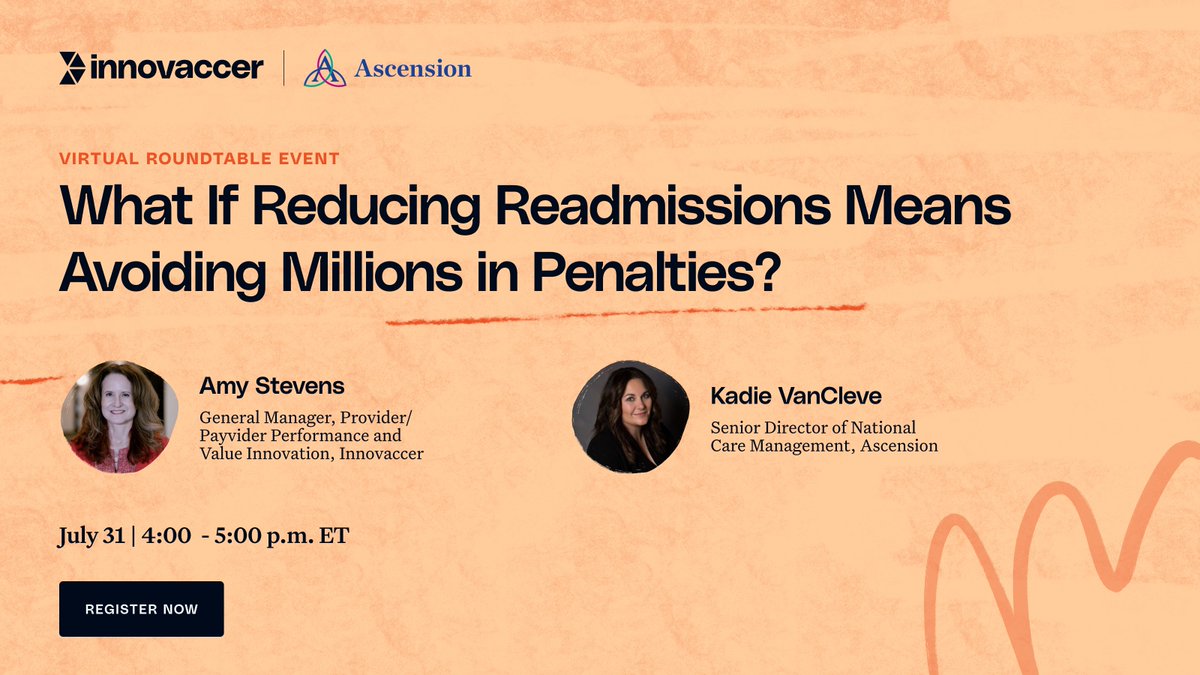 Join our readmission management roundtable and  explore practical strategies for discharge planning and operational changes that deliver results.

🚀Register now: lnkd.in/gA7kc8Ak

#HealthcareInnovation