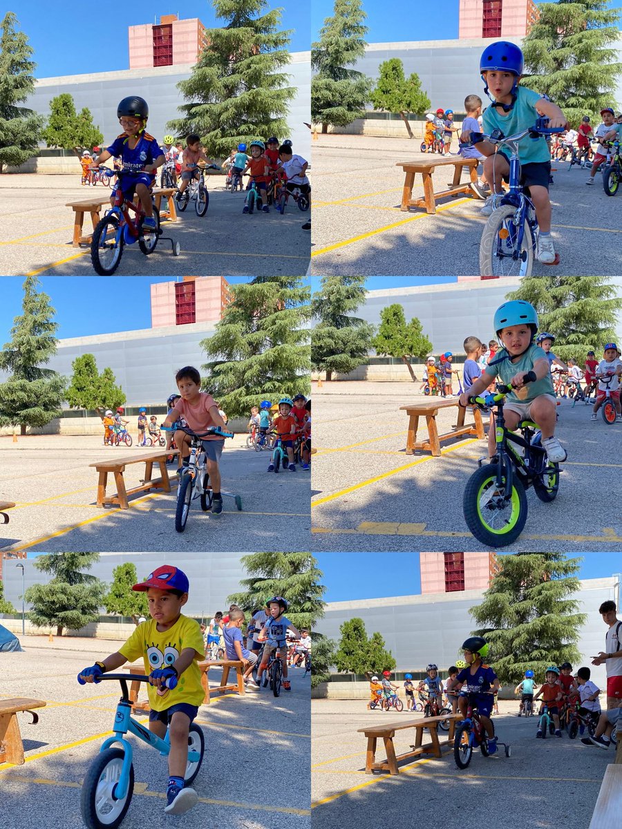 Los viernes son especiales en la Escuela de Verano de Tajamar. Hoy ha tocado "La vuelta ciclista a Tajamar
