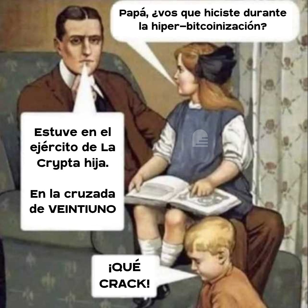 La Crypta 🧙♂️ (@lacryptaok) on Twitter photo ⚔️ ¿Y ustedes como quieren que los recuerden en el futuro?
¿Están preparados para la cruzada de <a href="/veintiunolat/">Veintiuno.lat</a>?
Créditos
+ ⚡️500 sats: Noé ⚔️ ¿Y ustedes como quieren que los recuerden en el futuro?
¿Están preparados para la cruzada de <a href="/veintiunolat/">Veintiuno.lat</a>?
Créditos
+ ⚡️500 sats: Noé