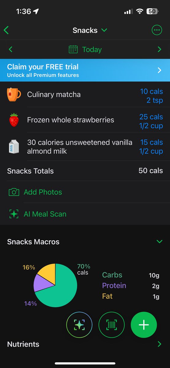 Strawberry matcha. Last time I had matcha it tasted weird all of the sudden so hopefully this tastes normal again 🫩. Also not typing the cals out it’s here