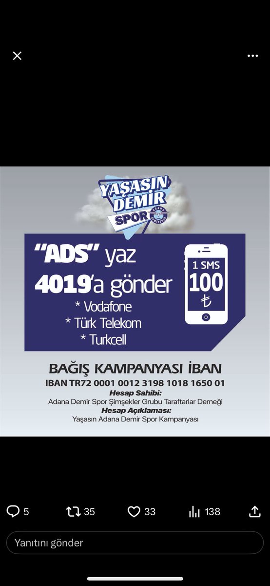 Çünkü Sen Herşeyim Mavi Şimşeksin 

 #YasasinDemirspor