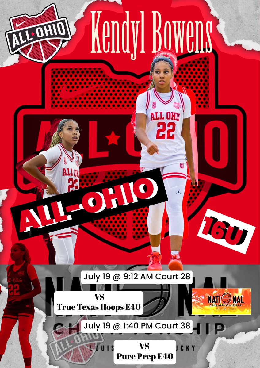 Last run of the AAU season. Check us out! 🅰️🅾️ #classof2027 #E40League
<a href="/AllOhioGirls/">All Ohio Girls Basketball</a> <a href="/Elite40League/">Elite 40 League</a> 
<a href="/Brand_Vision614/">Brand Vision614 Media</a> 📸