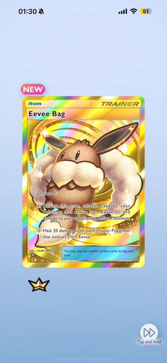Yesssss crown card again!! 😍✨✨✨👑 #PokemonTGCPocket