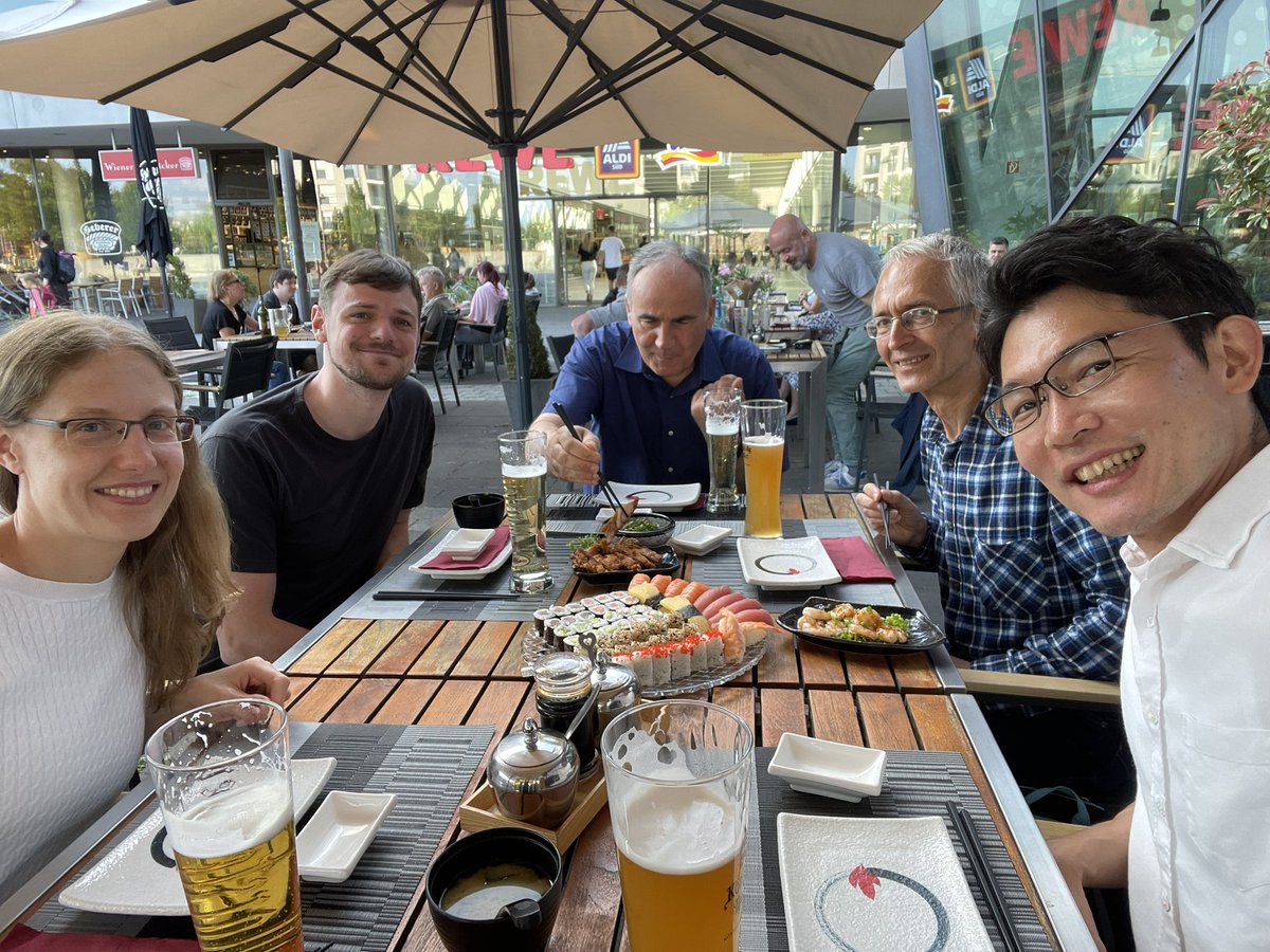 Nobuhiro Yanai (@nobuhiroyanai) on Twitter photo Many thanks <a href="/sabine_richert/">Sabine Richert</a> for hosting me at the University of Frankfurt! It was very nice to meeting excellent scientists and having my first sushi in Germanyš£ Many thanks <a href="/sabine_richert/">Sabine Richert</a> for hosting me at the University of Frankfurt! It was very nice to meeting excellent scientists and having my first sushi in Germanyš£