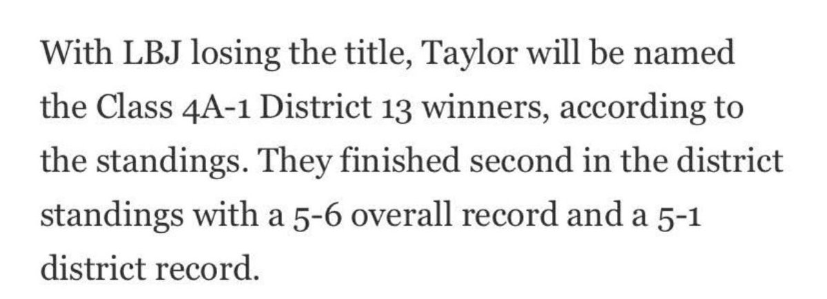 The competitor in me makes this bittersweet but I am happy that our Class of 2024 seniors got a chance to be recognized as champions. Good &amp; positive vibes to head into the 2025 season! #NextStep <a href="/taylorducks/">Taylor ISD</a> <a href="/TaylorISDAth/">Taylor Ducks Athletics 🦆</a>